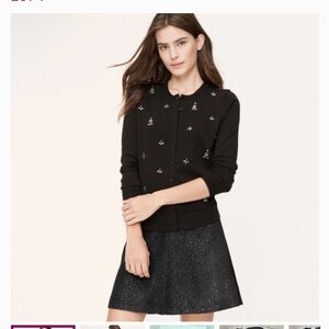 LOFT Embellished Cardigan